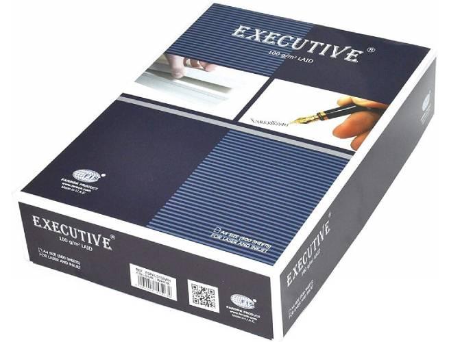 Executive Laid Bond Paper, 500 Sheets, 100 gsm, A4 Size - White (FSPALD100WH) - Altimus