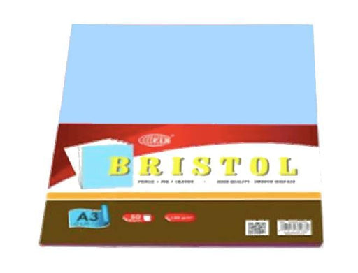 Bristol Paper 180gsm, A3 Size, 50Sheets/Pack Blue - Altimus