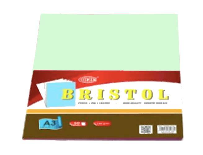 Bristol Paper 180gsm, A3 Size, 50Sheets-Pack Green - Altimus