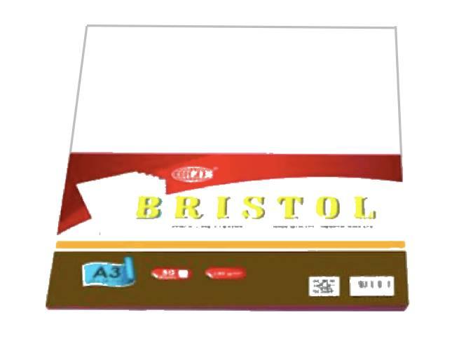 Bristol Paper 300 Gsm, 50 Sheets/ Pack, White, Dubai & Abu Dhabi, UAE
