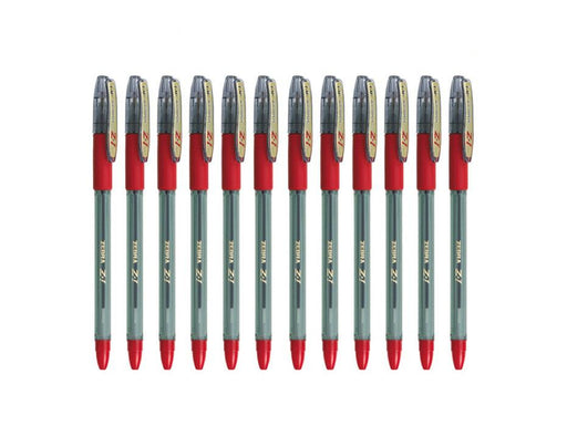 Zebra Z-1 Ballpoint Pen 0.7mm - Red, 12pcs/pack - Altimus