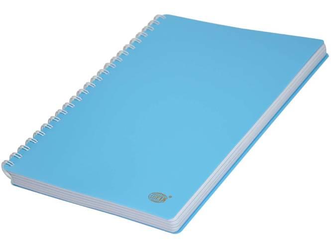 University Book, 5 Subject, A4, PP Neon Hard Cover, 200-Sheets, Turquiose - FSUB5SPPTU - Altimus