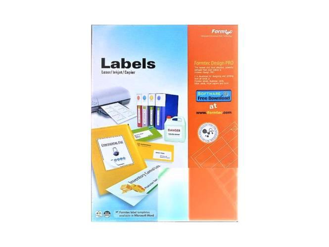Formtec FT-GS-1024, 64.6 x 33.8 mm, 24 labels/sheet (2400 Labels ...