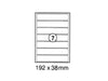 Xel-lent 7 Box File Labels-sheet, 192 X 38mm, 100 Sheets-pack - Altimus