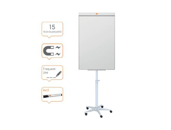 Nobo Impression Pro Mobile Steel Magnetic Whiteboard Easel (1902386) - Altimus