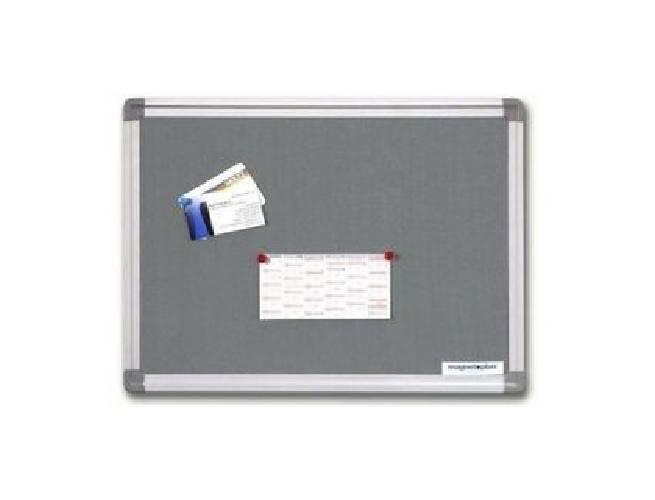 Magnetoplan Fabric Board, 90 x 120 cm, Grey - Altimus