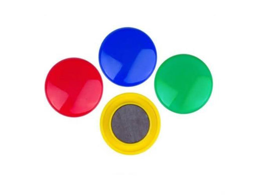 Partner Magnetic Button 4cm, 4-pack Assorted Colors - Altimus