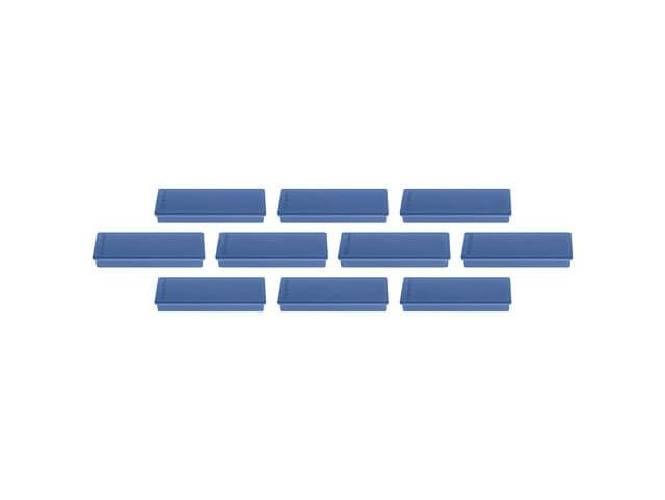 Magnetoplan Magnetic Rectangular on Blister 4pcs-pack Dark Blue - COP16651414 - Altimus