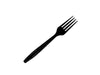 Black Plastic Table Fork - HD, 50Pcs-Pack - Altimus