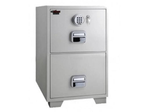Eagle SF-680-2EKX Fire Resistant Filing Cabinet, 2 Drawers, Digital With Key Lock - Altimus