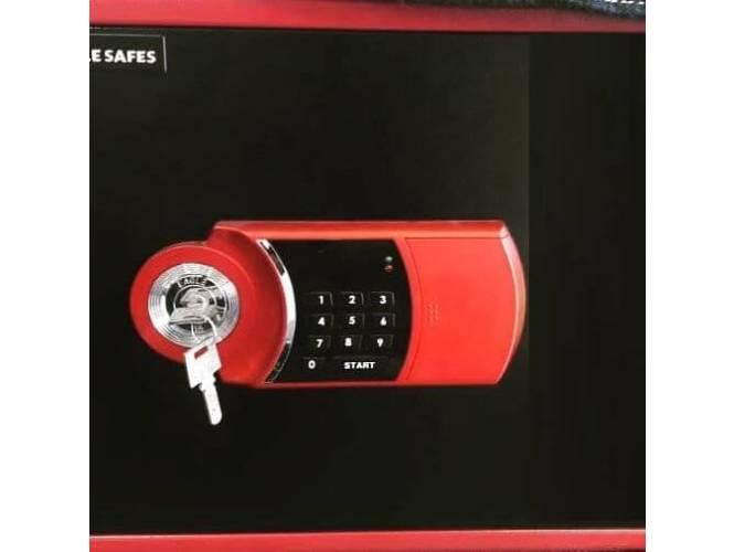 Eagle YES-031DK Fire Resistant Safe, Digital and Key Lock (Red) - Altimus