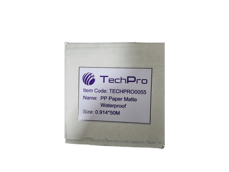 TechPro PP Paper Matte Waterproof Size: 0.914*50M [TECHPRO0055] - Altimus