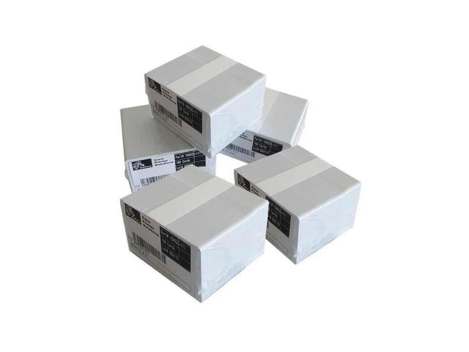 ZEBRA 104523-111 Premier (PVC) Card, Standard White CR80 size, 30 mil - Pack of 500 cards - Altimus