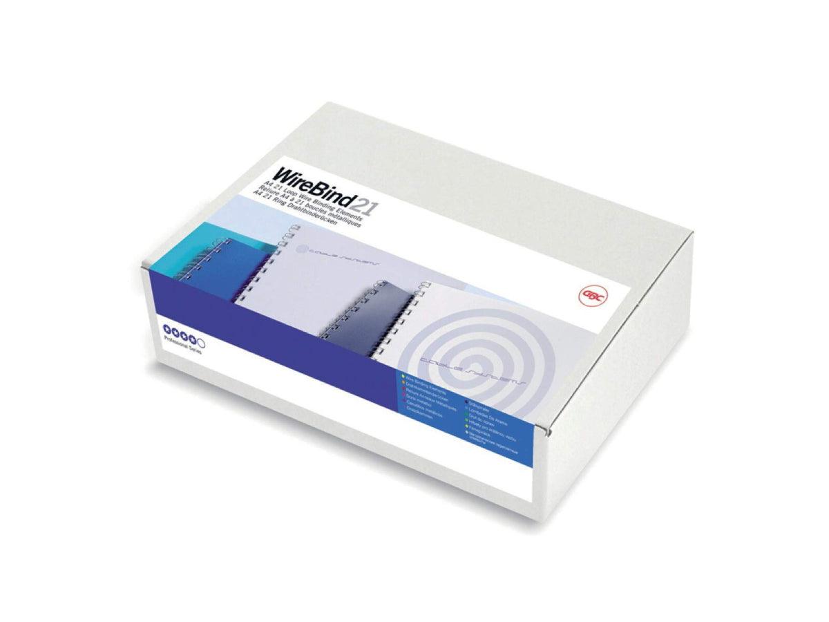 GBC Wire Binding Rings, 2:1, 10mm, 100/Box, Black (IB165221) - Altimus