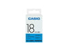Casio XR-18BU1 Tape Cassette, 18mm X 8mm, Black on Blue - Altimus