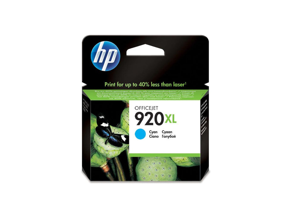 HP 920XL Cyan Ink Cartridge CD972AE