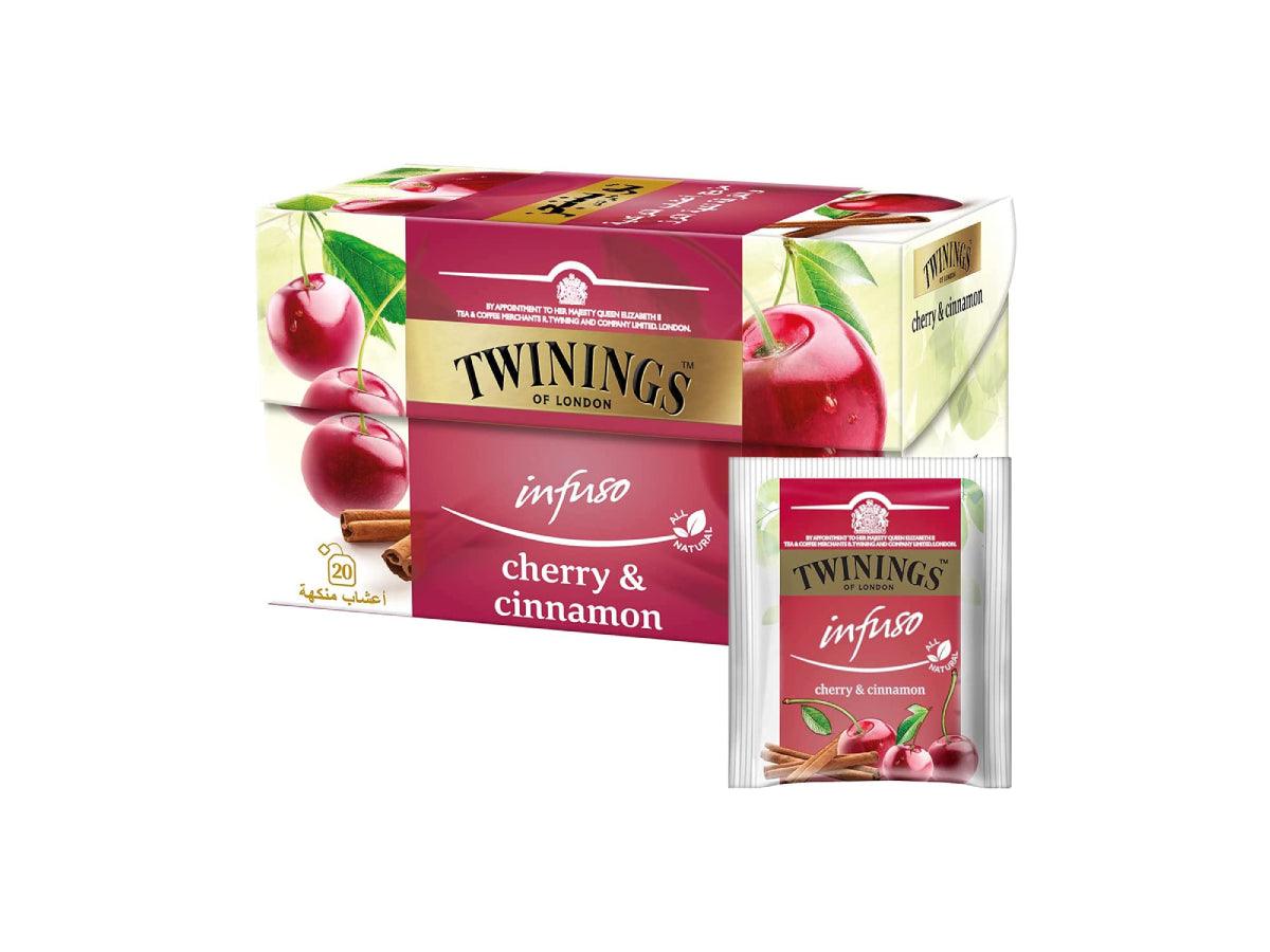 Twinings Infuso Cherry and Cinnamon Tea (Pack of 20) - Altimus