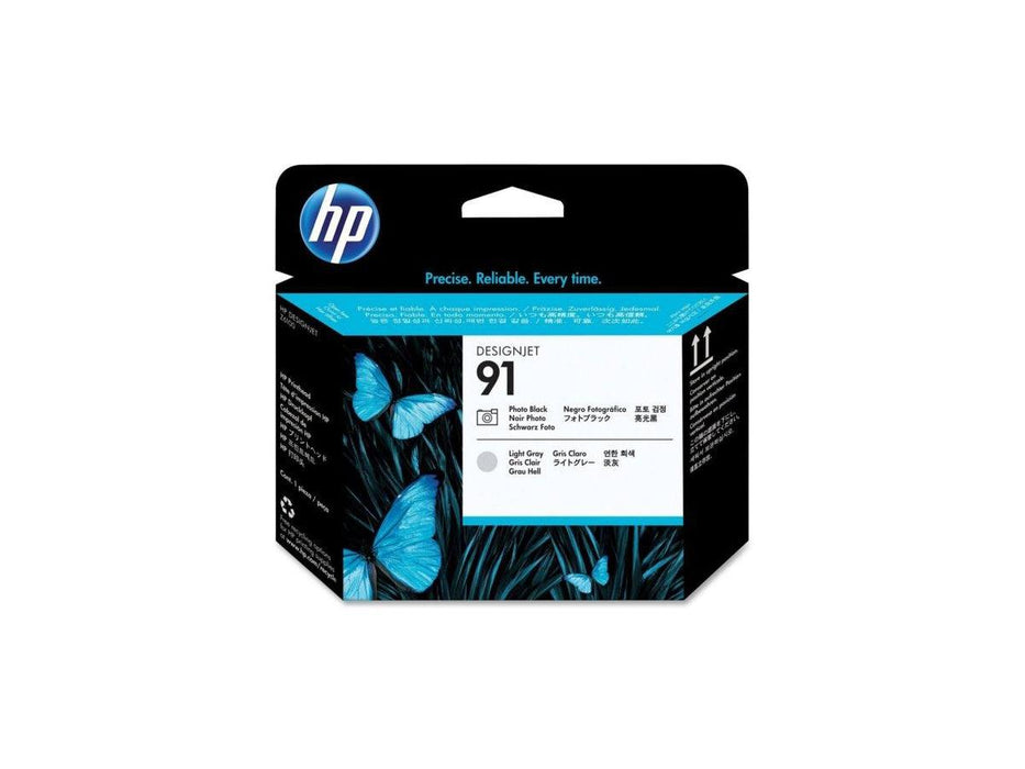 HP 91 Photo Black and Light Gray Original Printhead Cartridge (C9463A ...