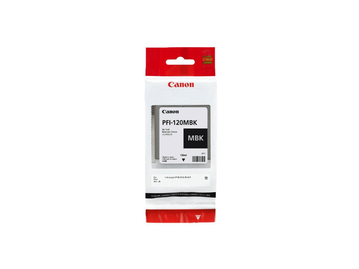 Canon PFI-120MBK マットブラック 130ml 2個2028.03 Canon PFI-120MBK - Matte Black Ink Cartridge (130ML) | Dubai & Abu