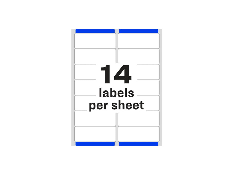 Avery 5162 Easy Peel Address Labels, 1-1/3" x 4", 1400 Labels - Altimus