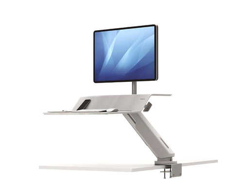 Fellowes Lotus™ RT Sit-Stand Workstation – Single White (FEL 8081701) - Altimus