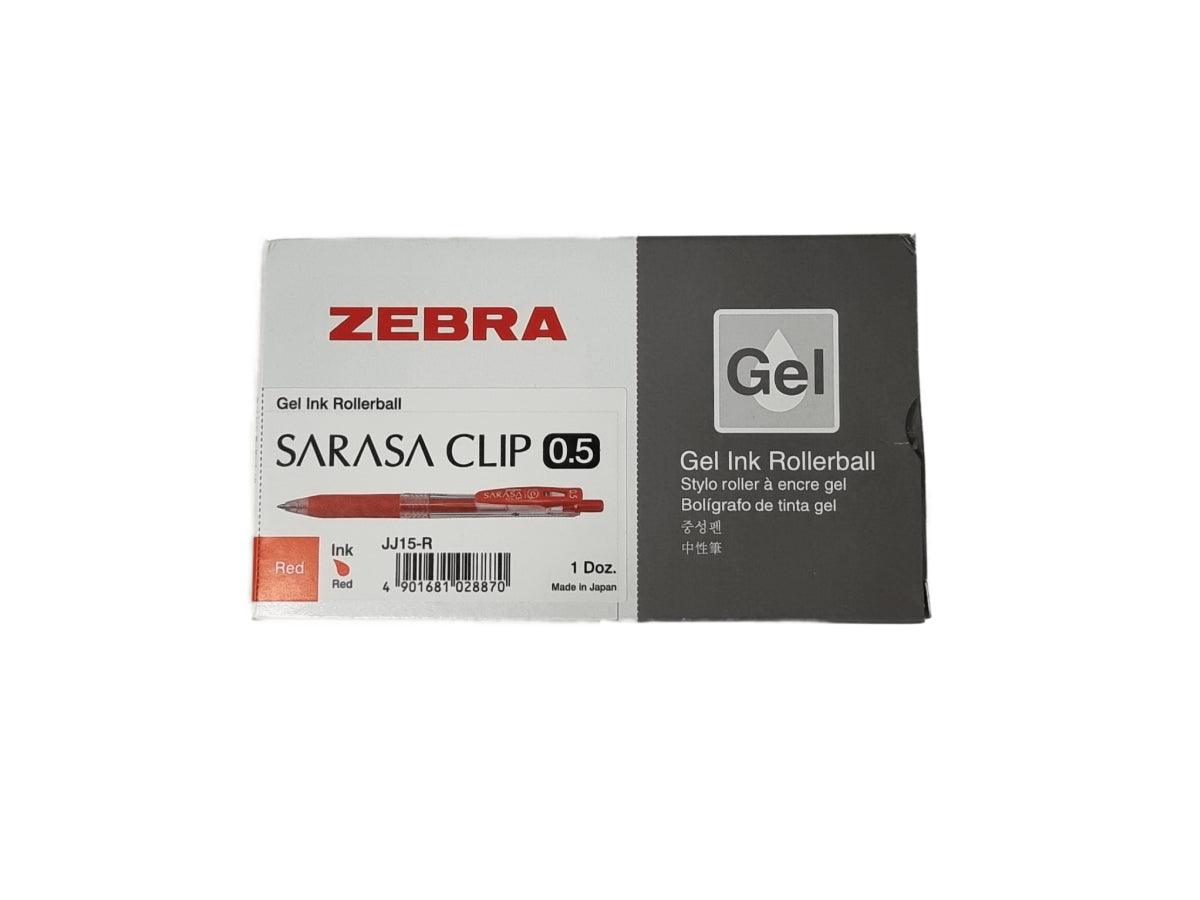 Zebra Sarasa Clip 0.5mm 12pcs/pack Red - Altimus