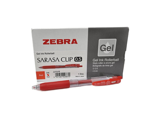 Zebra Sarasa Clip 0.5mm 12pcs/pack Red - Altimus