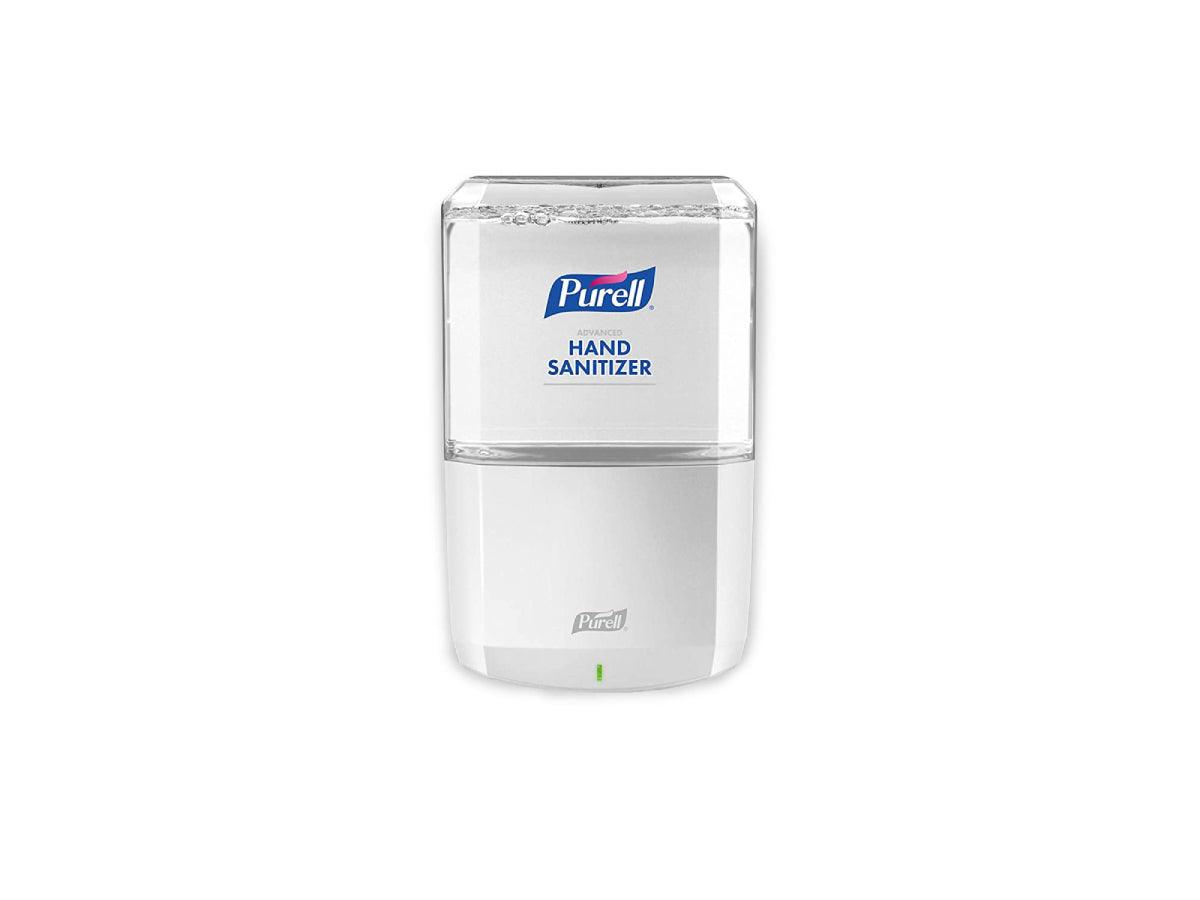 PURELL® ES6 Hand Sanitizer Dispenser White Touch-Free Dispenser with wall shield (6420-01) - Altimus