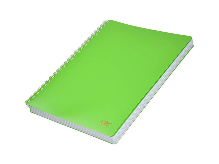 University Book, 5 Subject, A4, PP Neon Hard Cover, 200/Sheets, Parrot - FSUB5SPPPA - Altimus