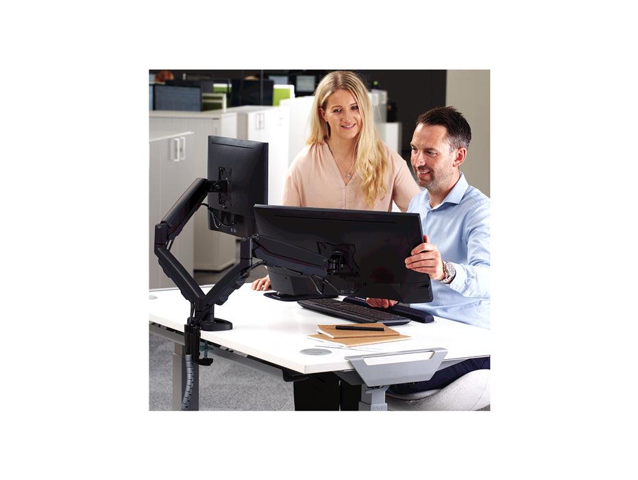 Fellowes Eppa™ Dual Monitor Arm - Black (9683401) - Altimus