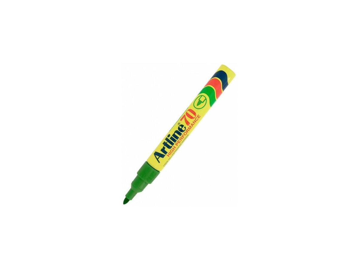 Artline 70 Permanent Marker - Fine (Pack of 12) (Green) - Altimus