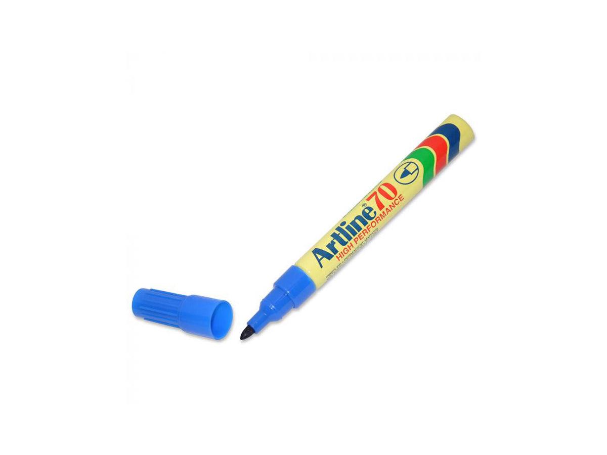 Artline 70 Permanent Marker - Fine (Pack of 12) (Blue) - Altimus