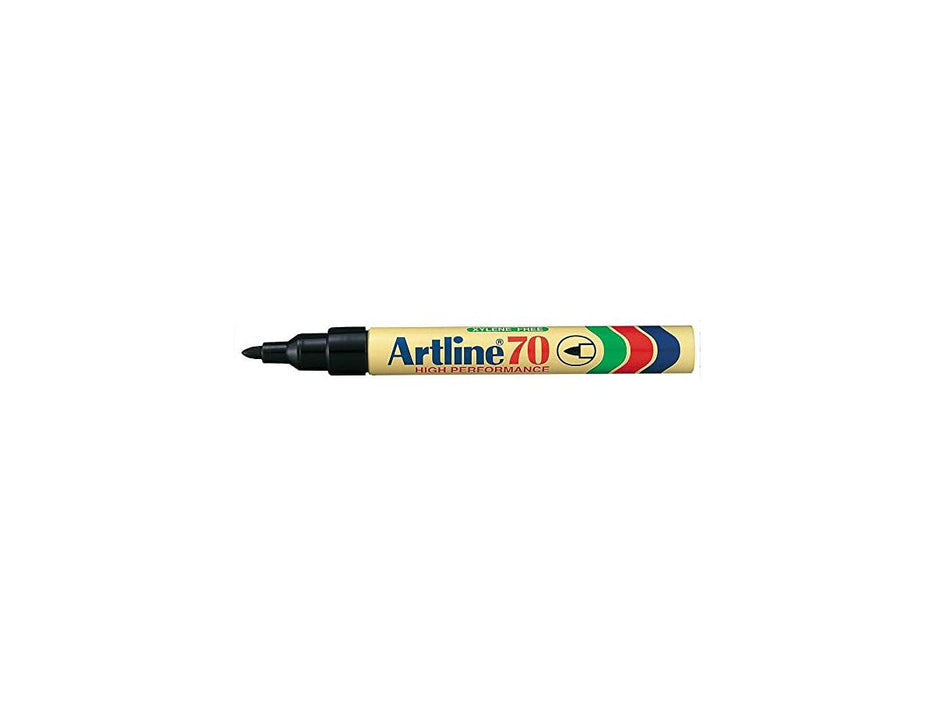 Artline 70 Permanent Marker - Fine (Pack of 12) (Black) - Altimus