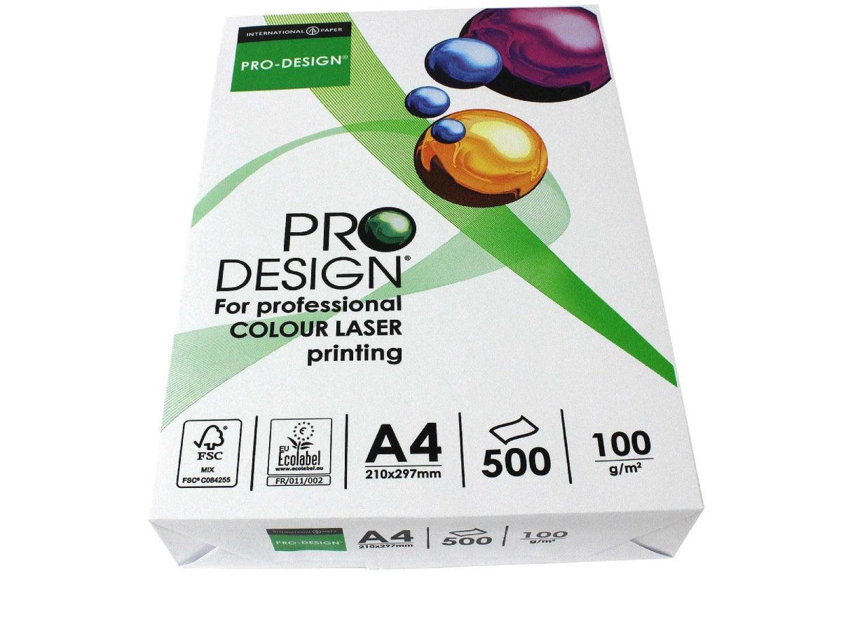 Pro Design Color Laser Copy Paper, White, A4 Size, 100gsm, 500sheets/ream - Altimus