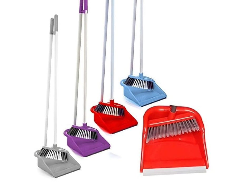 DUST PAN SET WITH LONG HANDLE(AF200-TKY) - Altimus