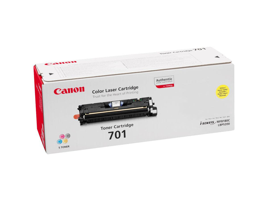 Canon 701 Yellow Toner Cartridge (701Y)