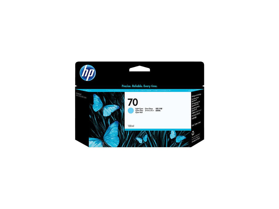 HP 70 Light Cyan Ink Cartridge 130ml (C9390A)