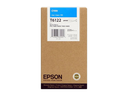 Epson C13T612200 Cyan Ink Cartridge, 220ml - Altimus
