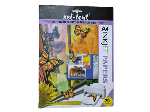 Xel-lent Glossy Photo Paper A4, 240gsm 20pcs/pack - Altimus