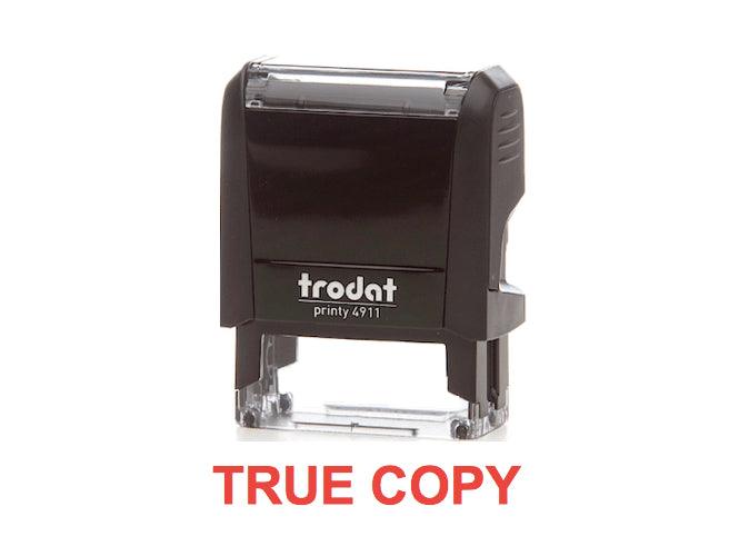 Trodat Printy 4911 Stamp "TRUE COPY" - Red - Altimus