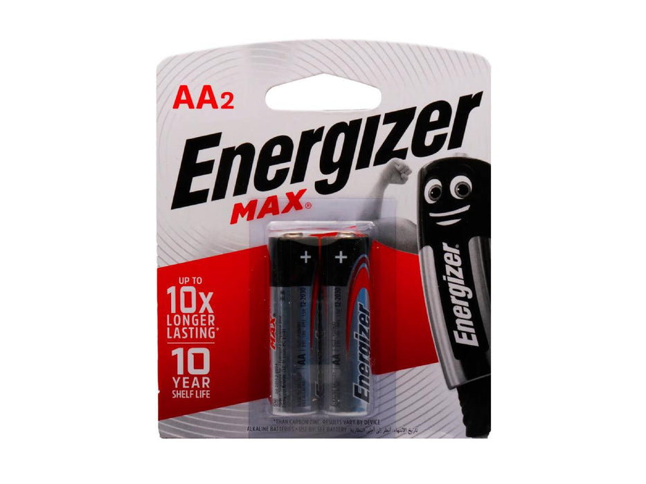 Energizer Alkaline Max Battery AA 2pcs/pack - Altimus
