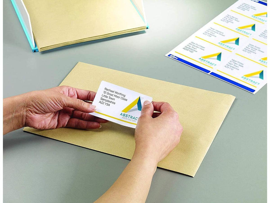 Avery L7173-100 Address Labels for Laser Printers, 99.1 x 57.0 mm, 10 Labels Per A4 Sheet, 100 Sheets - Altimus