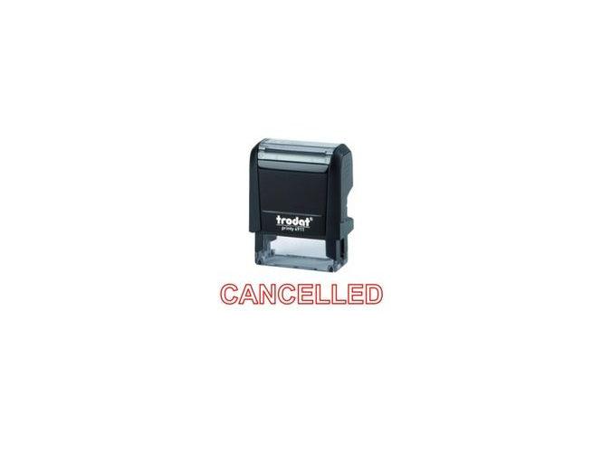 Trodat Printy 4911 Stamp "CANCELLED" - Red - Altimus
