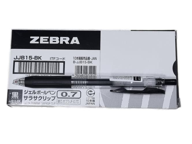 Zebra Sarasa Clip 0.7 10pcs/pack Black - Altimus