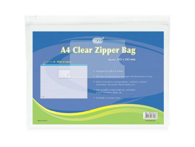 Zip Bag, A4 Size (FSPGT57-A4) Assorted Color - Altimus