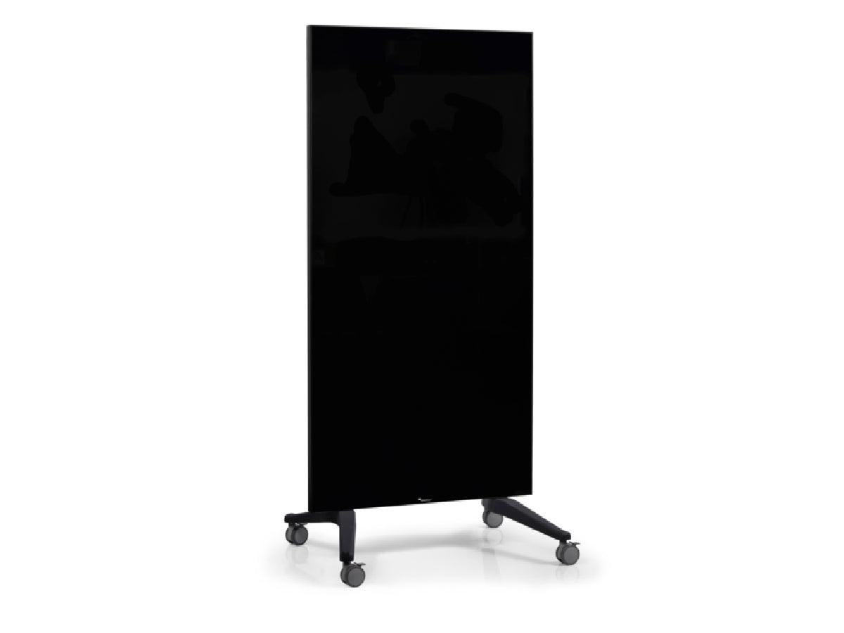 Legamaster Mobile GlassBoard Black 90 x 175cm Part No. 7-105200 - Altimus