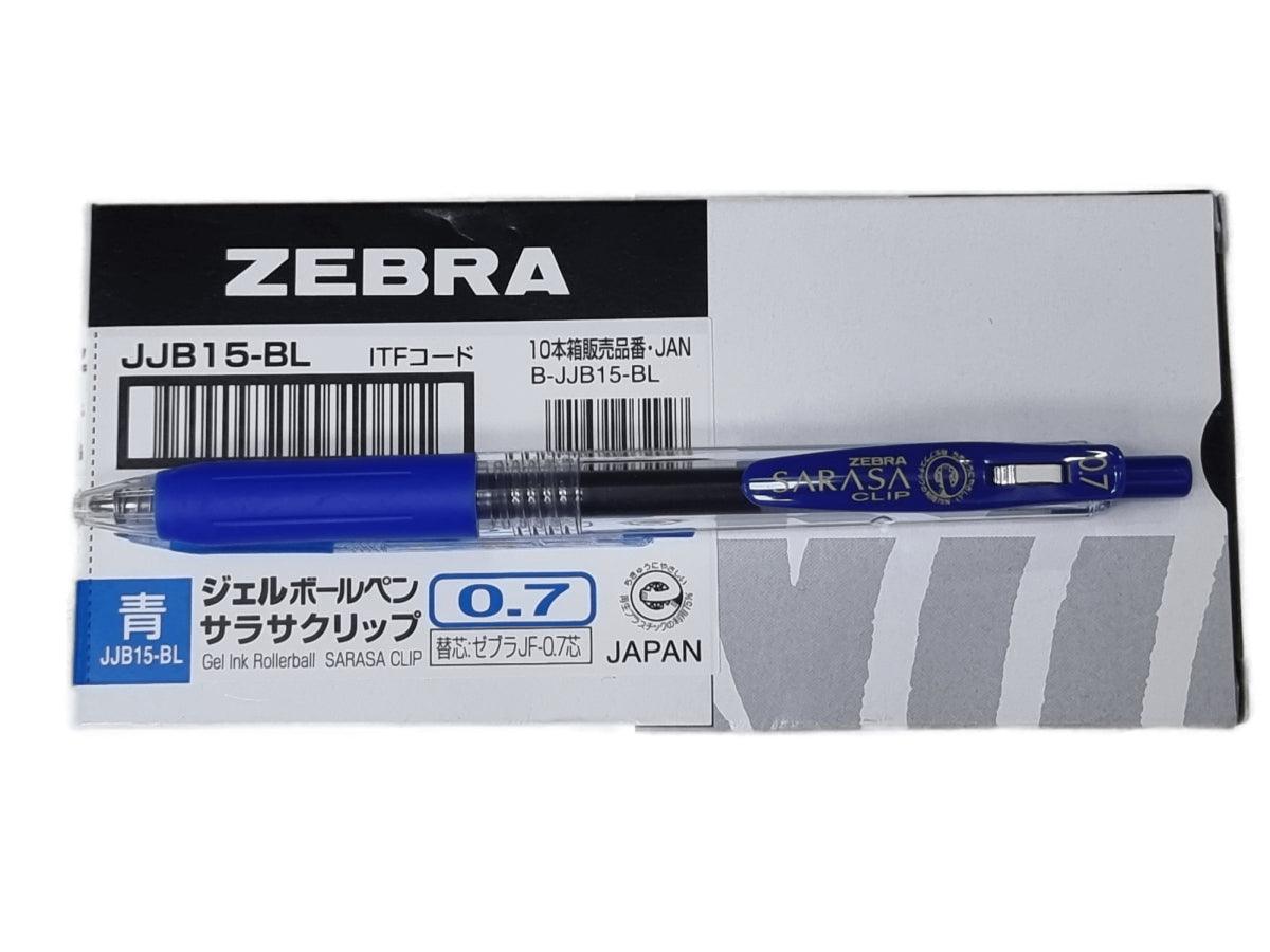 Zebra Sarasa Clip 0.7 10pcs/pack Blue - Altimus