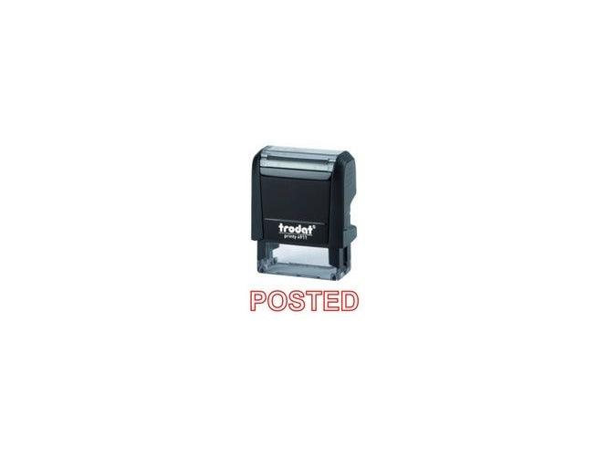 Trodat Printy 4911 Stamp "POSTED" - Red