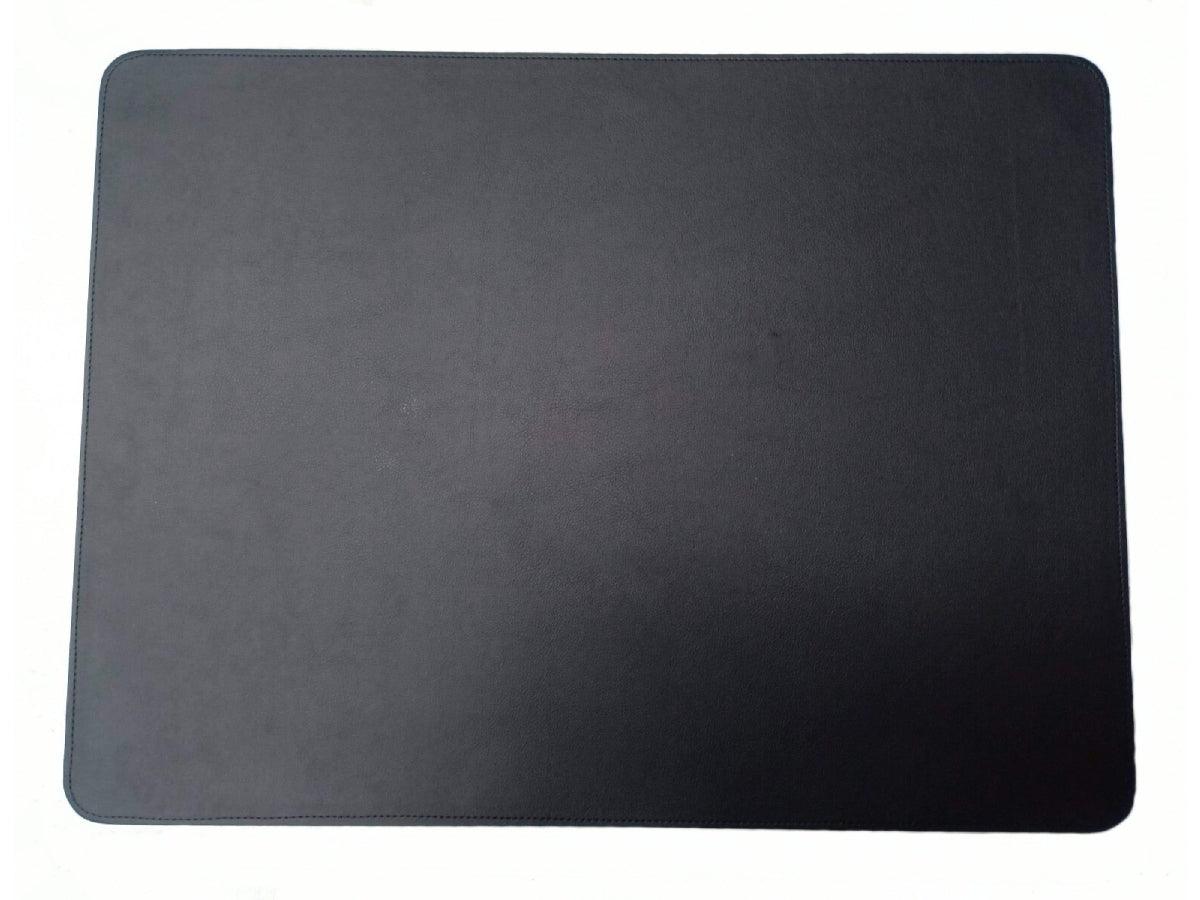 Desk Pad, 60 X 45cm, PU Leather Plain - Black - Altimus