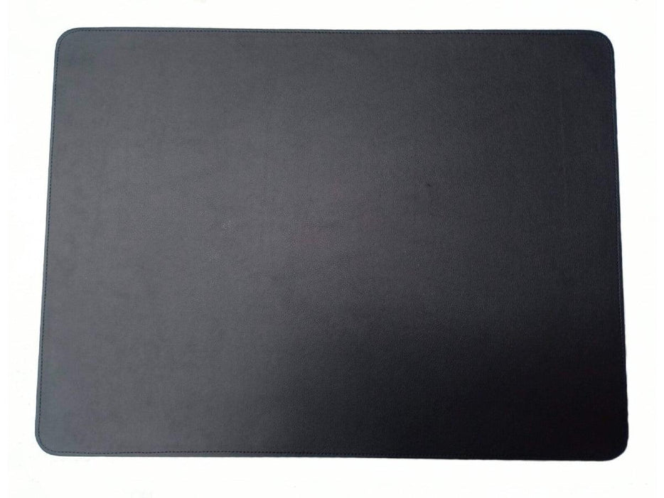 Desk Pad, 60 X 45cm, PU Leather Plain - Black - Altimus